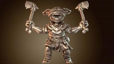 3D модель Ярость воина из пещер гоблинов (STL)