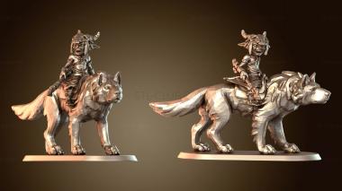 3D модель Гоблин-коммандос верхом (STL)