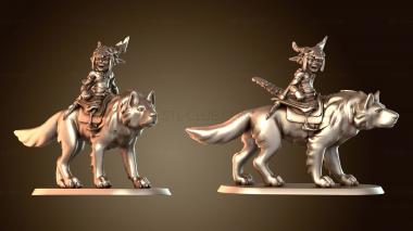 3D модель Гоблин-коммандос Волк-лучник (STL)