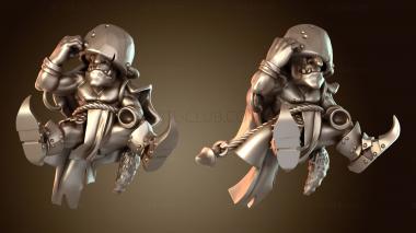 3D модель Наездники на лягушках-гоблинах (STL)