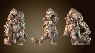 3D модель Гоблин Грибной Тролль Чуморожденный (STL)