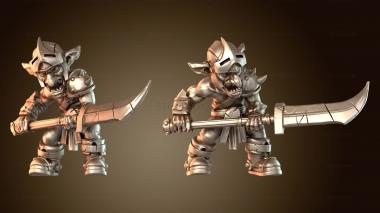 3D модель Гоблин Глефа Дикий (STL)