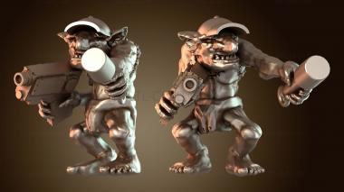 3D модель Гоблины-стрелки на свободе (STL)