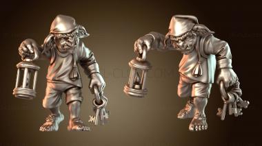 3D модель Гоблин-библиотекарь (STL)