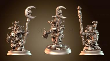 3D модель Гоблин-мужчина-шаман Гоб (STL)