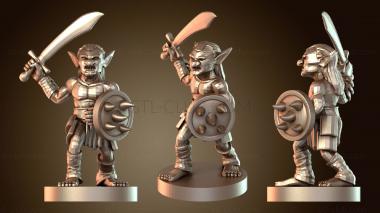 3D модель Гоблины ближнего боя (STL)