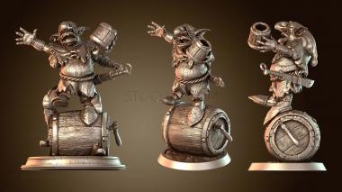 3D модель Напиток из бочки «Гоблин-монах» (STL)