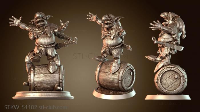 Military Гоблин Монах Бочка Простая