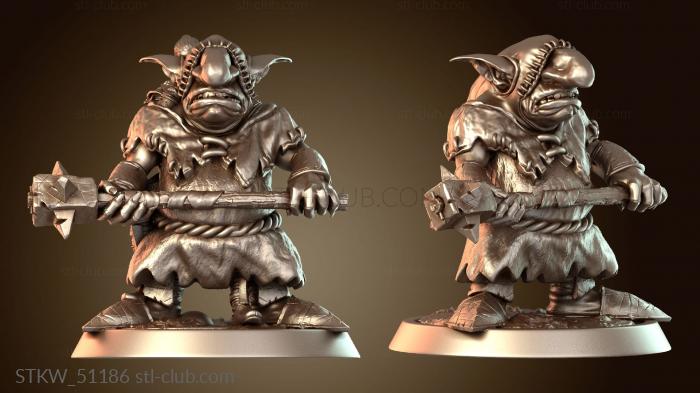 Military Гоблин-монах-стражник