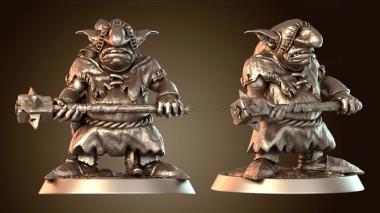 3D модель Гоблин-монах-стражник (STL)