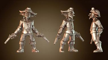 3D модель Гоблинские пиратские пистолеты (STL)