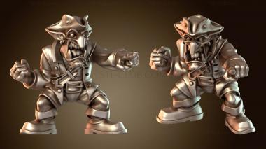 3D модель Гоблин Пират Ревностный (STL)