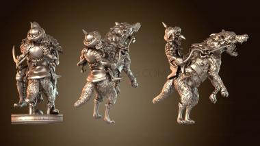 3D модель Гордые гоблины-налетчики (STL)