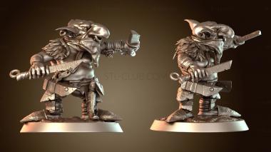 3D модель Гоблин-разбойник-стражник (STL)