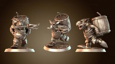 3D модель Гоблин-сапер-перевозчик (STL)