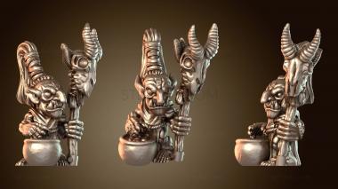 3D модель Гоблин-шаман Ревностный (STL)