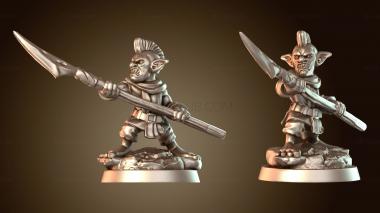 3D модель Гоблин-копейщик (STL)