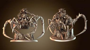 3D модель Гоблин-паук-наездник-лучник (STL)