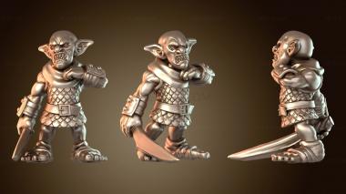 3D модель Гоблинский меч с шеей насмешка дикаря (STL)