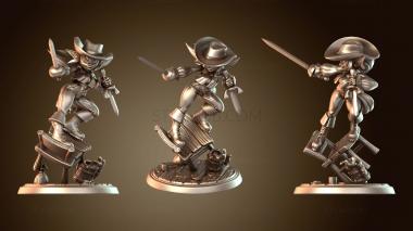 3D модель Гоблин Вар Фехтовальщик Нокс (STL)