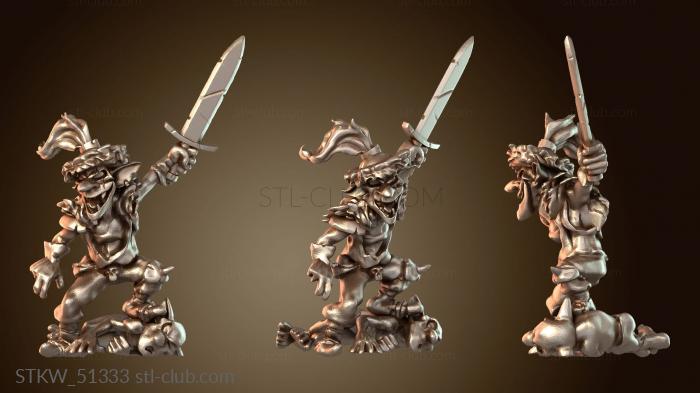 Military Гоблины Warband Warboss Able