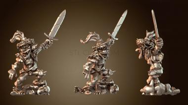 3D модель Гоблины Warband Warboss Able (STL)