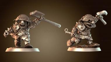 3D модель Воинственный забег гоблинов (STL)