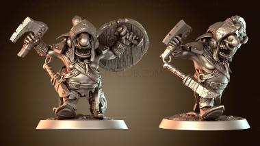3D модель Бег гоблинов-воинов (STL)
