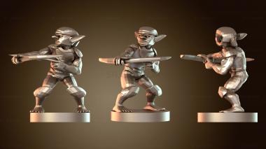 3D модель Гоблин с луком и стрелами (STL)