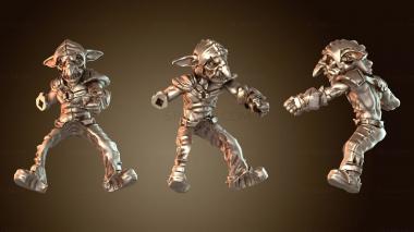 3D модель Гоблин-волчий всадник (STL)