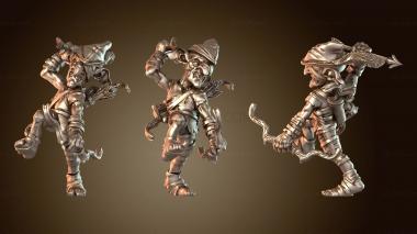 3D модель Гоблины Лучник и Гоблин-повар (STL)
