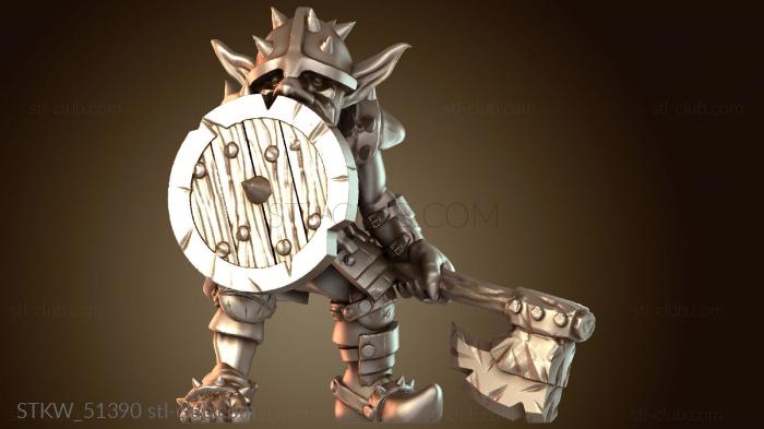 Гоблины Гоблин-рыцарь с топором