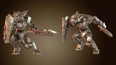 3D модель Гоблины прячутся (STL)