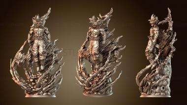 3D модель GOKU ULTRA Instinto Aset (STL)