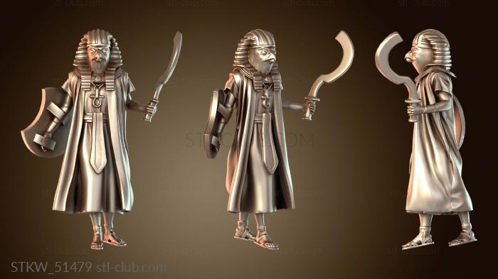 Гор — египетский бог с мечом и щитом