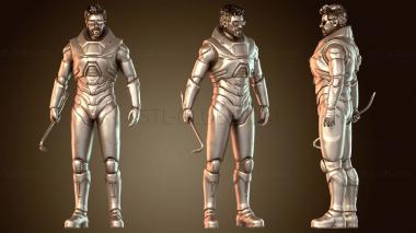 3D модель Гордон Мэн Персонаж Half Life (STL)