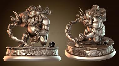 3D модель Gragas League Legends Legendary (STL)