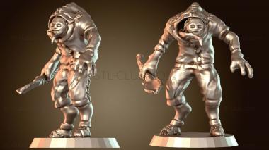 3D модель Боевая стойка могильного гуля (STL)