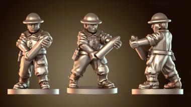 3D модель Элитный экипаж гаубицы Великобритании (STL)