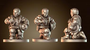 3D модель ВЕЛИКОБРИТАНСКИЙ ГАУБИЦЕРНЫЙ РАСЧЕТ «Бесстрашный» (STL)