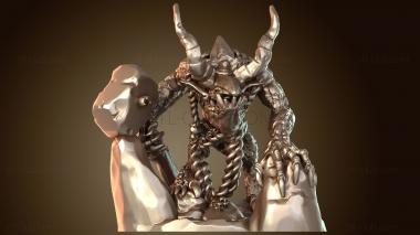 3D модель Большой Рогатый Тролль (STL)