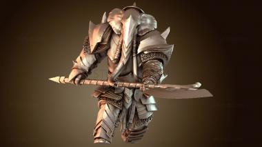 3D модель Атака топором (STL)