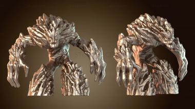 3D модель Великий ледяной элементаль нейтрал (STL)