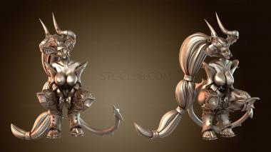 3D модель Великая Валькирия Демон (STL)