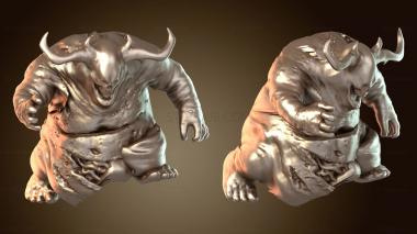 3D модель Великий Один Нургл Демоны Бегут (STL)