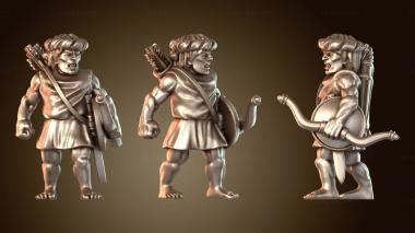 3D модель ГРЕЧЕСКИЙ КРИТСКИЙ ЛУЧНИК Бдительный (STL)