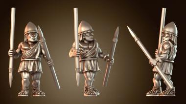 3D модель ГРЕЧЕСКИЕ ПЕЛЬТАСТЫ Всадник (STL)