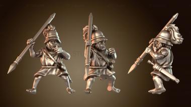3D модель ГРЕЧЕСКИЙ ВСАДНИК Лучник (STL)
