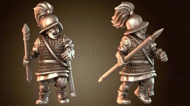 3D модель ГРЕЧЕСКИЙ ВОИН-ТОРАКИТ (STL)