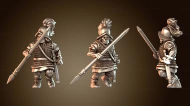 3D модель ГРЕЧЕСКИЙ ВОИН-ТОРАКИТ Смелый (STL)